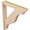 Ekena Millwork 5 1/2-in W x 32-in D x 36-in H Funston Slat Rough Cedar Woodgrain TimberThane Outlooker, Primed Tan OUTUR055X32X36FST24RCPR - alternate 5